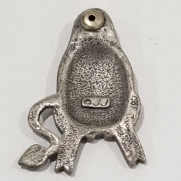 Jonette Jewelry Company - Pewter single stud earring - 2 piece dangling cow - Picture 4 of 13